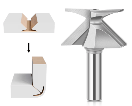 Fresa para dobrar MDF 90 graus